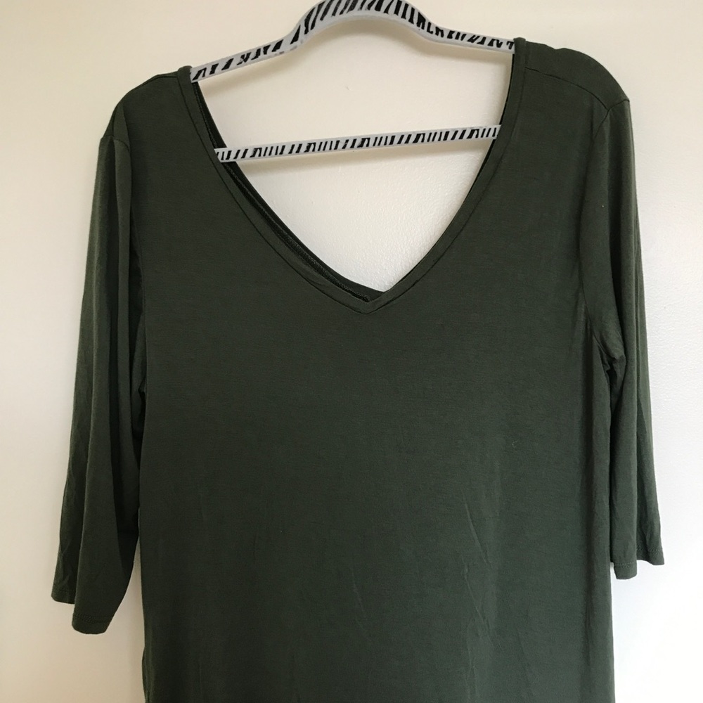 Soft green tee shirt